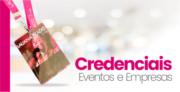 Credenciais em PVC Personalizadas - Espaço do Crachá