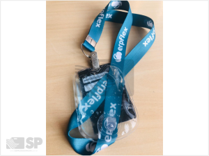 Porta Alcool Gel Personalizado SP  | Exemplo Espaço do Crachá | Exemplo 9